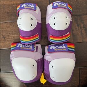Moxi 187 KillerPads Lavender Knee Elbow Pads Rollerskate Rollerblade L/XL Purple